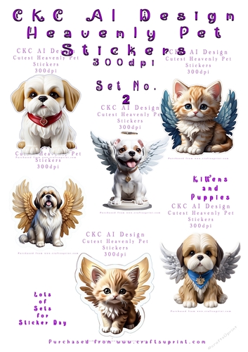 Heavenly Pets Stickers - No 2