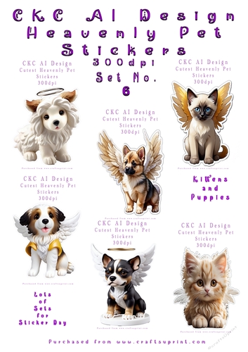 Heavenly Pets Stickers - No 6