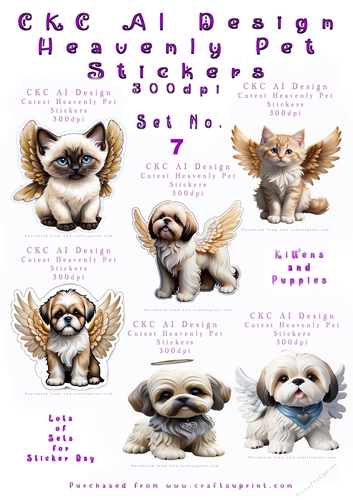 Heavenly Pets Stickers - No 7