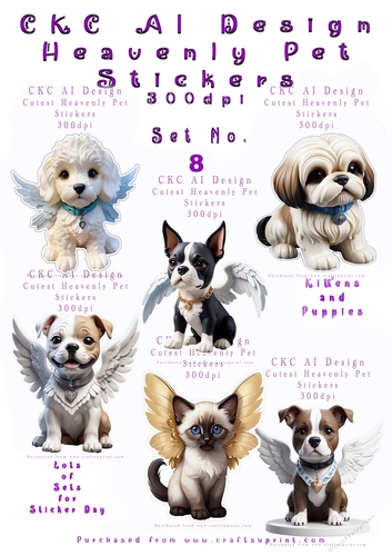 Heavenly Pets Stickers - No 8