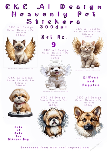 Heavenly Pets Stickers - No 9