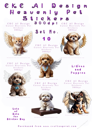 Heavenly Pets Stickers - No 10