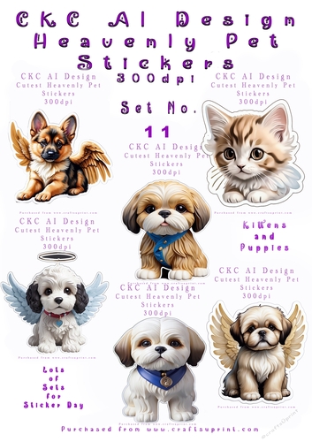 Heavenly Pets Stickers - No 11