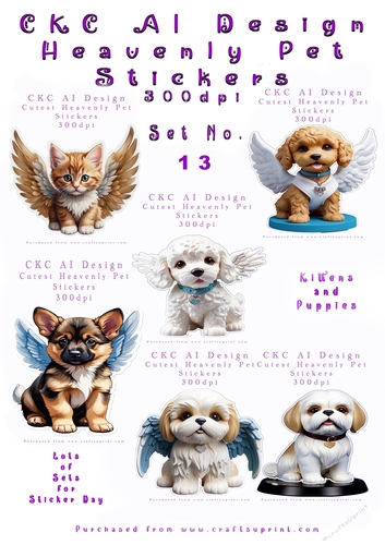 Heavenly Pets Stickers - No 13