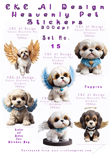 Heavenly Pets Stickers - No 15
