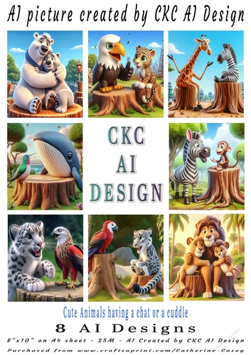 Cute Wild animals having a chat or a cuddle 2