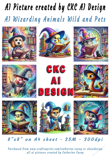 AI Wizarding Animals Wild and Pets ckcaid470
