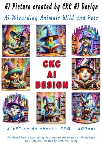 AI Wizarding Animals Wild and Pets ckcaid473