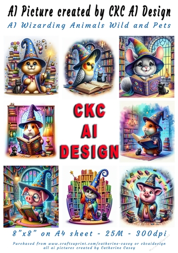 AI Wizarding Animals Wild and Pets ckcaid479