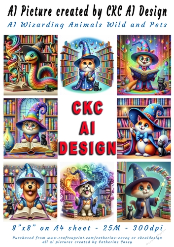 AI Wizarding Animals Wild and Pets ckcaid480