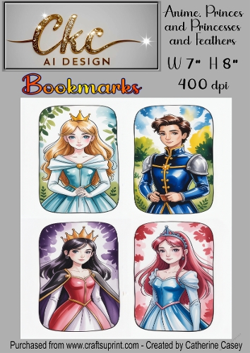 Anime, Princes  and Princesses and Feathers W 7  H 8 400 dpi - 0010