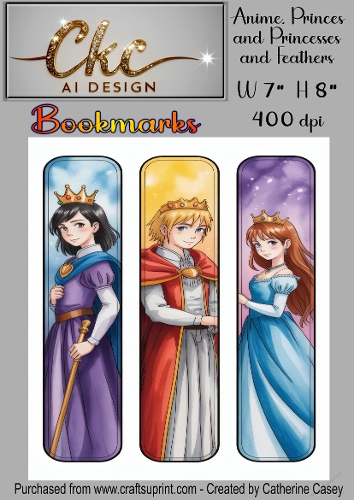 Anime, Princes  and Princesses and Feathers W 7  H 8 400 dpi - 0013