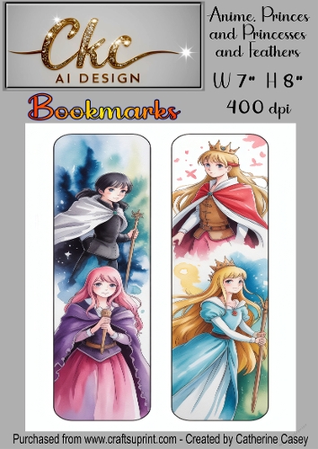 Anime, Princes  and Princesses and Feathers W 7  H 8 400 dpi - 0016