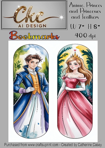 Anime, Princes  and Princesses and Feathers W 7  H 8 400 dpi - 0034