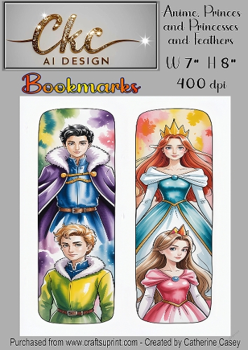 Anime, Princes  and Princesses and Feathers W 7  H 8 400 dpi - 0044