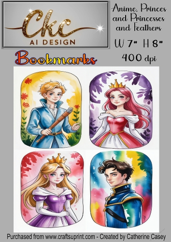 Anime, Princes  and Princesses and Feathers W 7  H 8 400 dpi - 0059