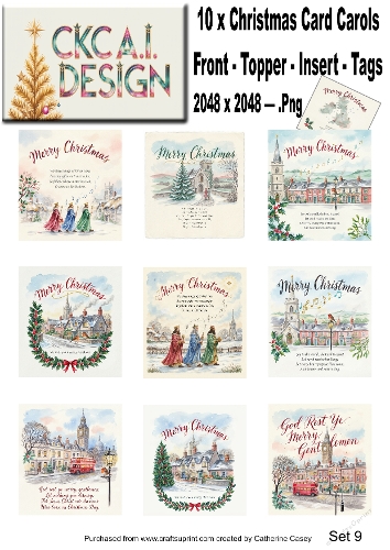 Christmas Carols in Watercolour – Traditional Festive Carols Collection - Set 9