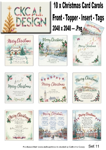 Christmas Carols in Watercolour – Traditional Festive Carols Collection - Set 11