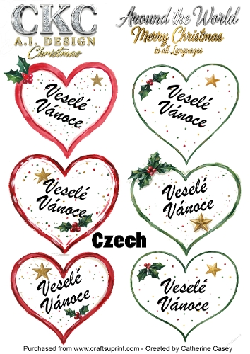 Christmas Hearts – Around the World Collection - Czech
