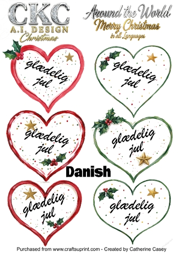 Christmas Hearts – Around the World Collection - Danish