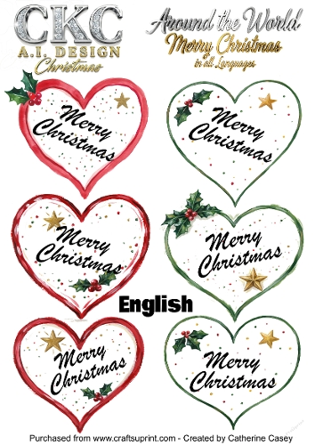 Christmas Hearts – Around the World Collection - English