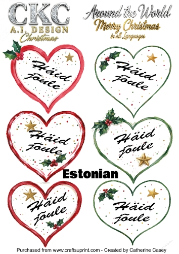 Christmas Hearts – Around the World Collection - Estonian