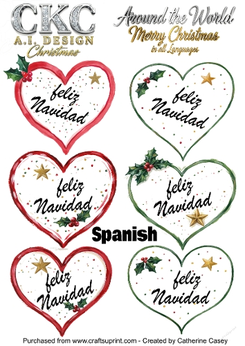 Christmas Hearts – Around the World Collection - Spanish