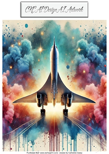 AI Aircraft – Futuristic Jet Taking Flight