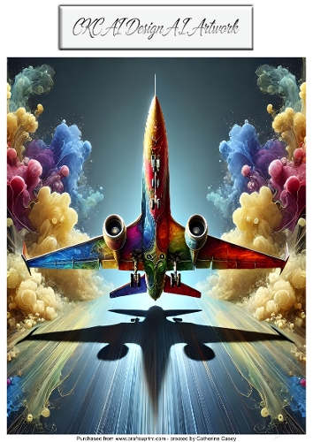 AI Aircraft – Rainbow Jet Taking Flight