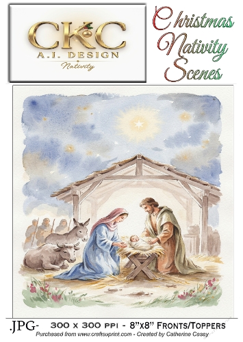 AI Christmas Nativity Scene - 1