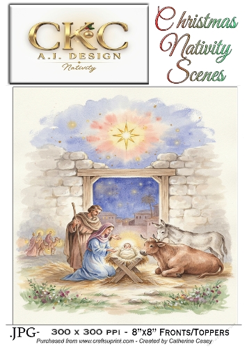 AI Christmas Nativity Scene - 2