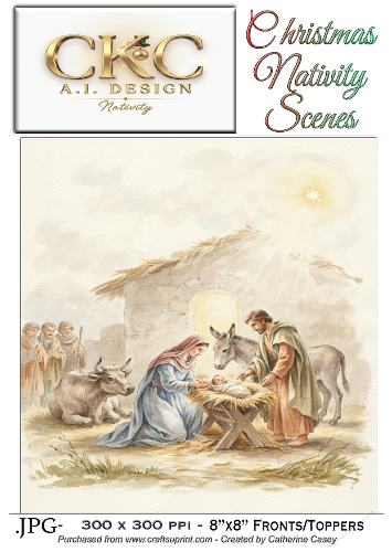 AI Christmas Nativity Scene - 4