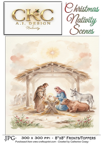 AI Christmas Nativity Scene - 14