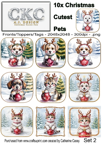 AI Christmas Cutest Pets – Festive Puppies & Kittens - 2