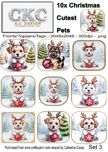 AI Christmas Cutest Pets – Festive Puppies & Kittens - 3