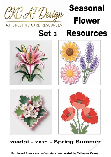 50 AI Seasonal Flower Resources – Spring & Summer Floral Collection - Spring and Summer - Set 3