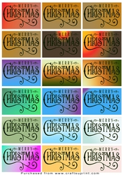 Christmas present Tags/Labels