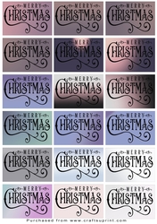 Christmas present Tags/Labels
