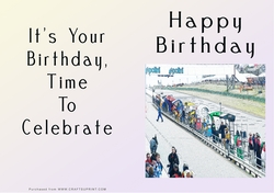 NCJP - Happy Birthday - Motorbikes and Cars