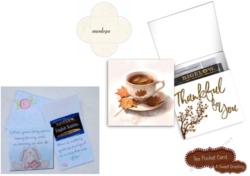 Printable Thankful For You Pocket Card With Envelope 
