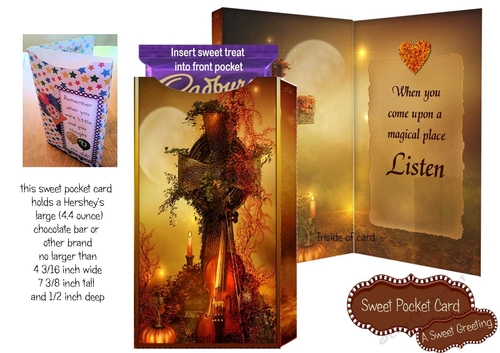 Sound of Autumn Candy Bar Pocket Card