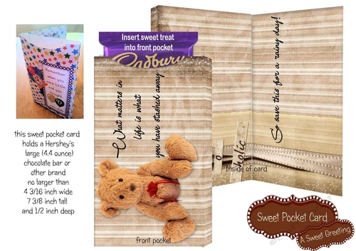 Secret Chocolate Stash Sweet Pocket Card