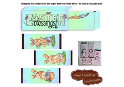 Easter Blessings 1.55 ounce Chocolate Bar Trio Gift Box