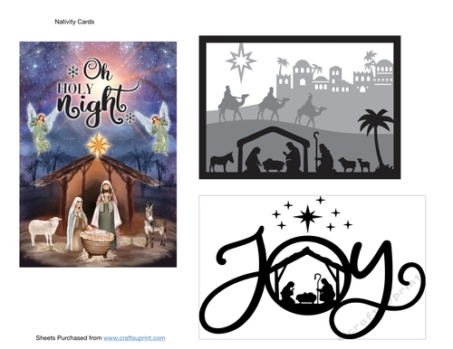 Nativity Christmas Cards