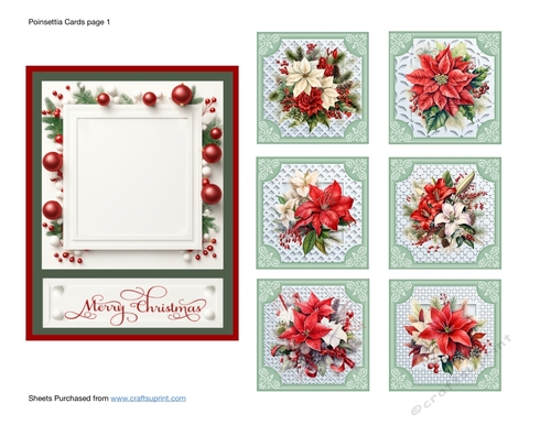 Poinsettia Cards