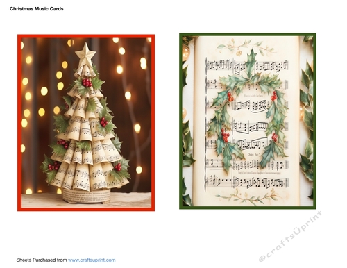 Christmas Music Cards