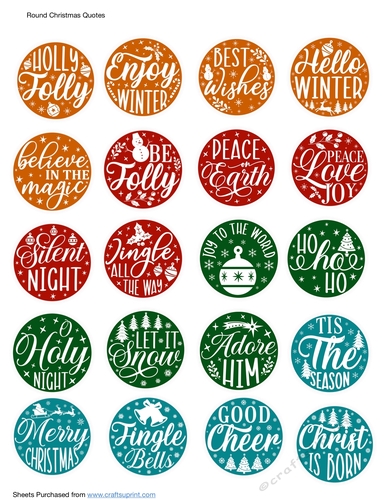 Round Christmas Quotes