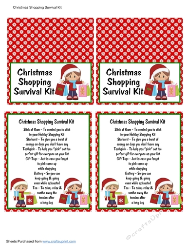 Christmas Shopping Survival Kit