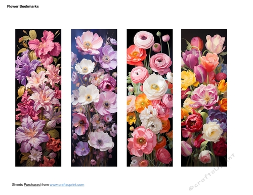 Floral Bookmarks