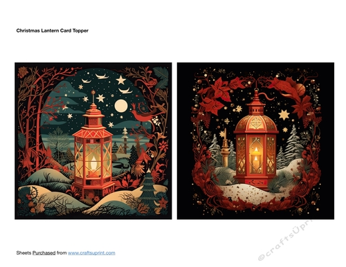 Christmas Lantern Card Topper